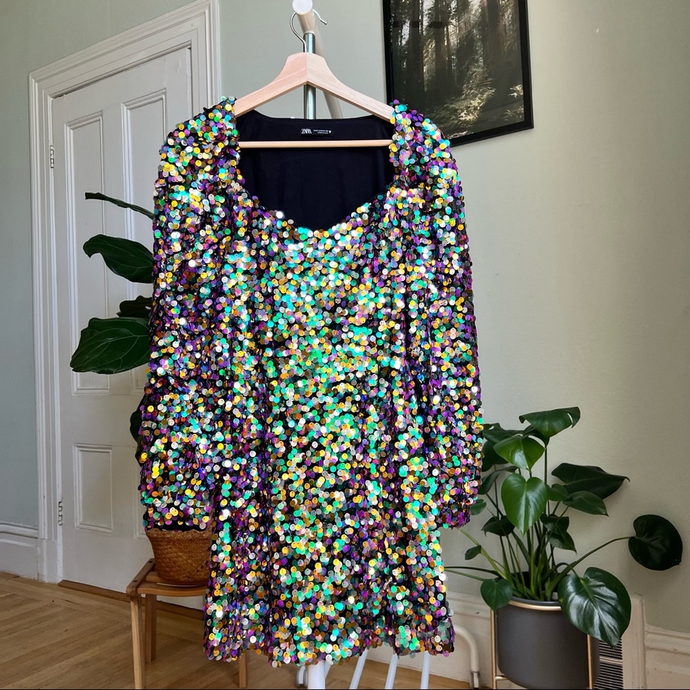Zara Sequined Dress